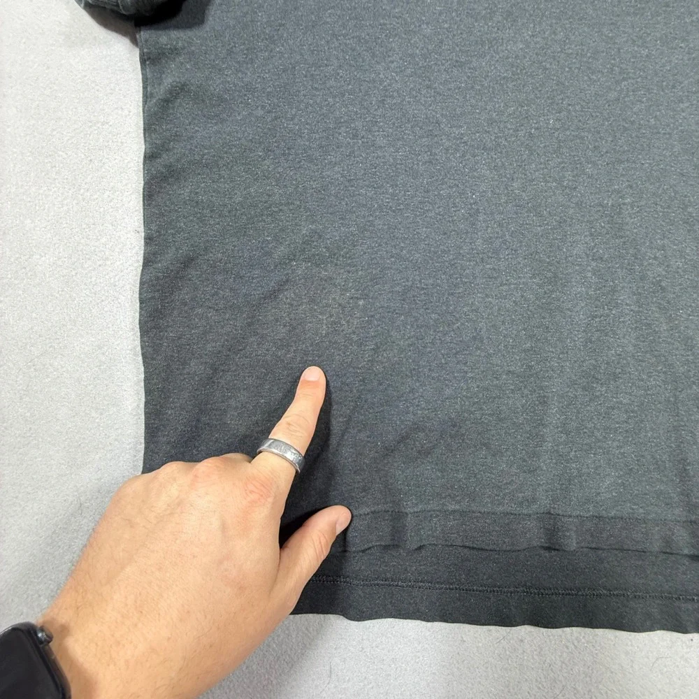 Polo Ralph Lauren Mens Charcoal Gray Short Sleeve Pony‎ Logo Polo Shirt Size L